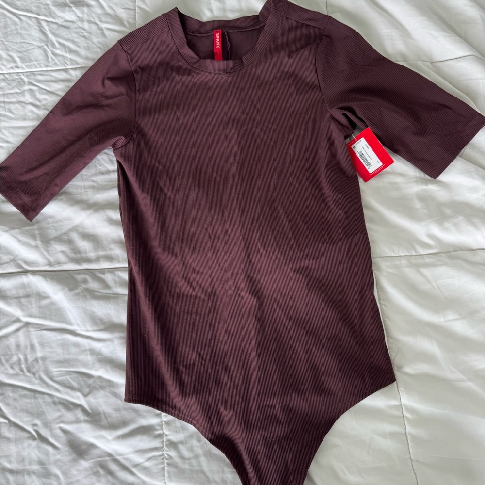 SPANX Brown Bodysuit One Piece